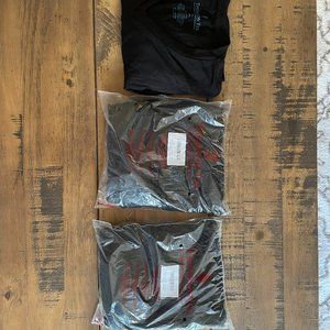 NEW Black V-Neck Thompson Tees
